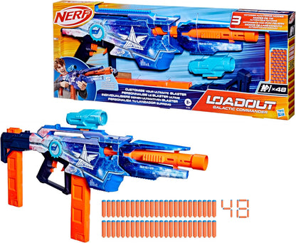 Nerf Loadout Galactic Commander Blaster and 48 N1 Darts