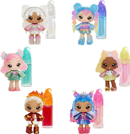 Yummiland Lip Gloss Doll - Mystery Chase - Incluye Kit de Brillo de Labios DIY, para Niños y Niñas Mayores de 4 años