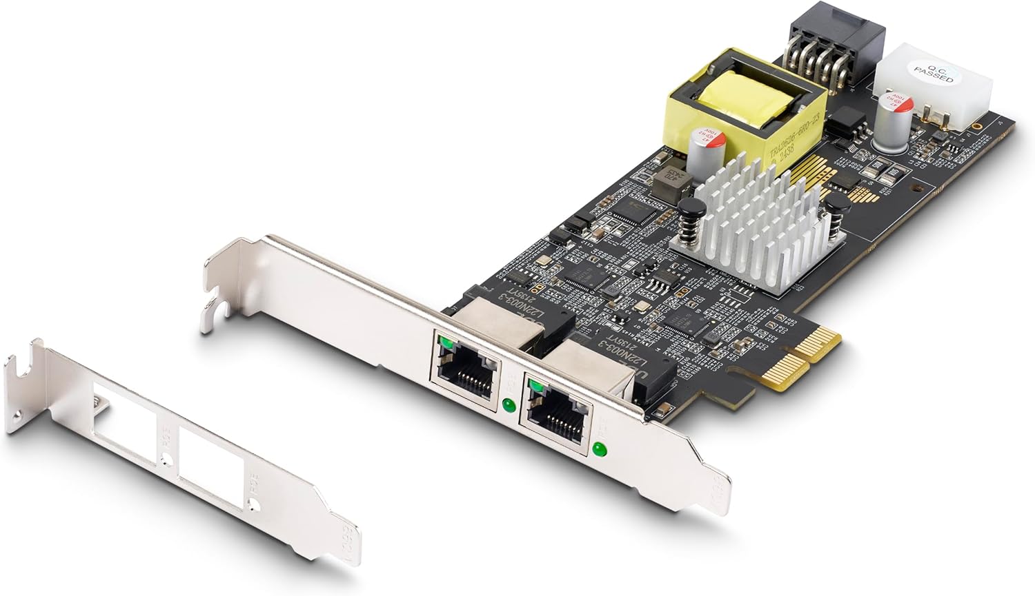StarTech.com 2-Port 2.5Gbps NBASE-T PoE Network Card, Dual Intel I225-V, 802.3af/at PoE+ Multi-Gigabit NIC, Windows/Linux