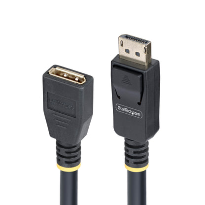 StarTech.com Cavo di Prolunga DisplayPort 1.4 da 3m, Cavo DP 1.4, 8K 60Hz, Cavo Adattatore da DisplayPort a DisplayPort, M/F