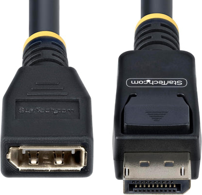StarTech.com Cavo di Prolunga DisplayPort 1.4 da 3m, Cavo DP 1.4, 8K 60Hz, Cavo Adattatore da DisplayPort a DisplayPort, M/F