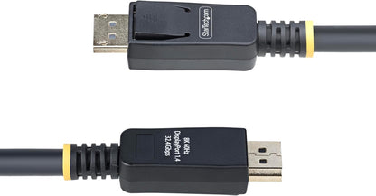 StarTech.com Cavo di Prolunga DisplayPort 1.4 da 3m, Cavo DP 1.4, 8K 60Hz, Cavo Adattatore da DisplayPort a DisplayPort, M/F