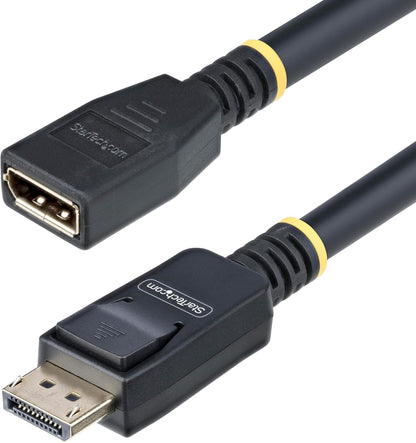 StarTech.com Cavo di Prolunga DisplayPort 1.4 da 3m, Cavo DP 1.4, 8K 60Hz, Cavo Adattatore da DisplayPort a DisplayPort, M/F