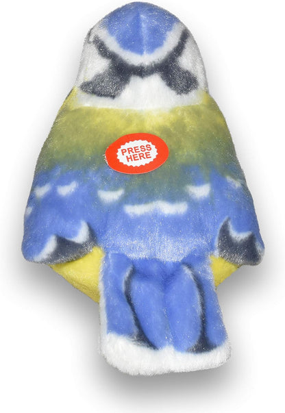 Wild Republic - Aves, Herrerillo con Sonidos Reales Peluche, 13-16 cm (19483