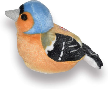 Wild Republic - Aves, Pinzón con Sonidos Reales Peluche, 13-16 cm (19484