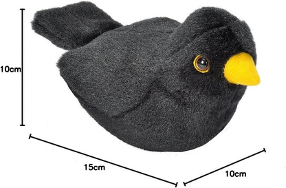Wild Republic- Blackbird Bird RSPB, Color Negro, 13-16 cm (19489