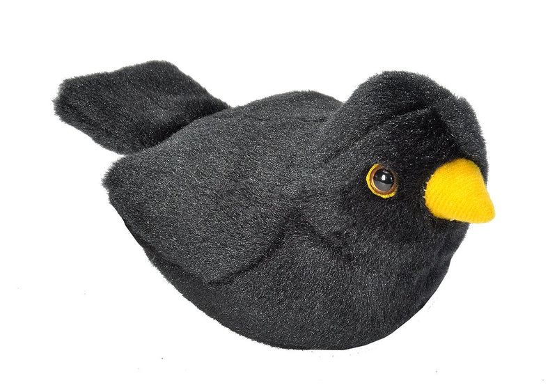 Wild Republic- Blackbird Bird RSPB, Color Negro, 13-16 cm (19489