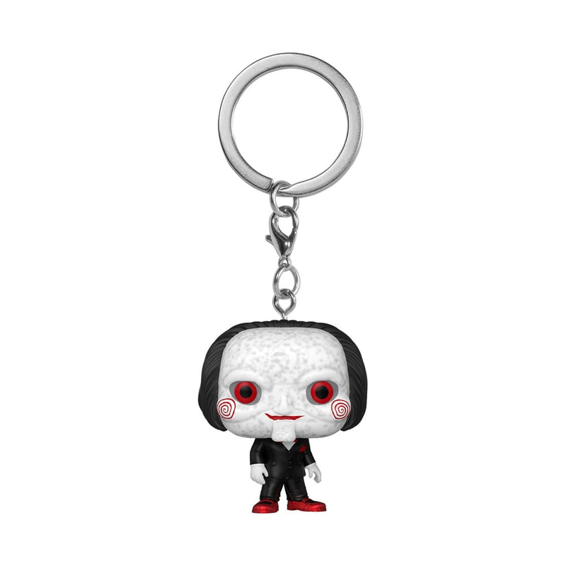 Funko Pop! Keychain: Saw 10th Anniversary - Billy - Neuartiger Schlüsselanhänger - Vinyl-Minifigur Zum Sammeln - Strumpffüller - Geschenkidee - Offizielle Handelswaren - Movies Fans - Minifigur