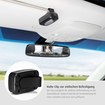 reer 86101 BabyView LED auto-veiligheidsspiegel - uw baby op de achterbank altijd in het oog, grijs