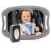 reer 86101 BabyView LED auto-veiligheidsspiegel - uw baby op de achterbank altijd in het oog, grijs