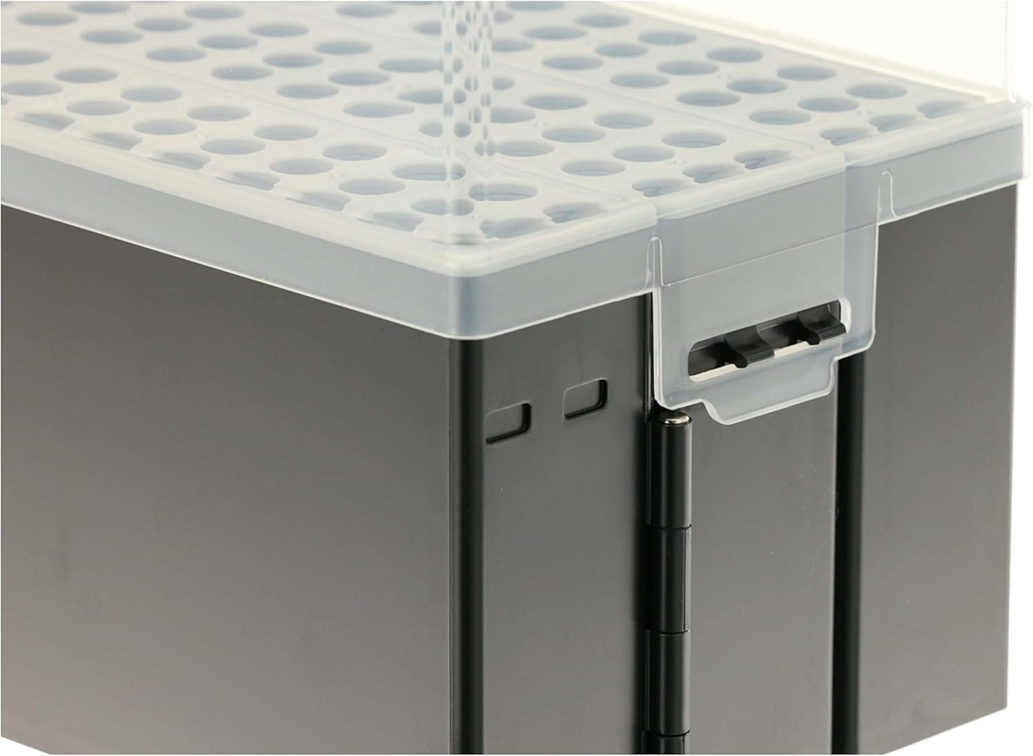 Tombow pen box empty for ABT Dual Brush Pens, desk organiser for 108 pens, hinged, with transport handle ideal for artists