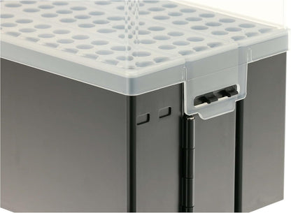 Tombow pen box empty for ABT Dual Brush Pens, desk organiser for 108 pens, hinged, with transport handle ideal for artists