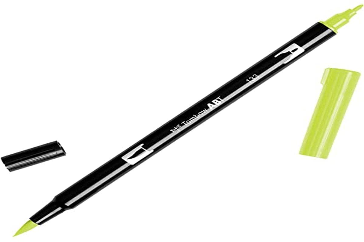 Tombow ABT 133 Dual Brush Pen - Chartreuse