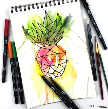 Tombow ABT 158 Dual Brush Pen - Dark Olive