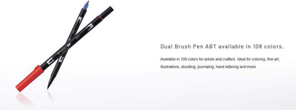 Tombow ABT 228 Dual Brush Pen - Grey Green