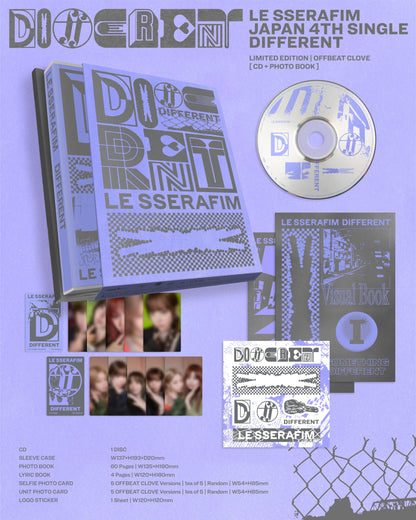 DIFFERENT Limited Edition A (Japan Single + Photobook