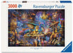 Erwachsenenpuzzle 3000 Teile - Drachenbibliothek