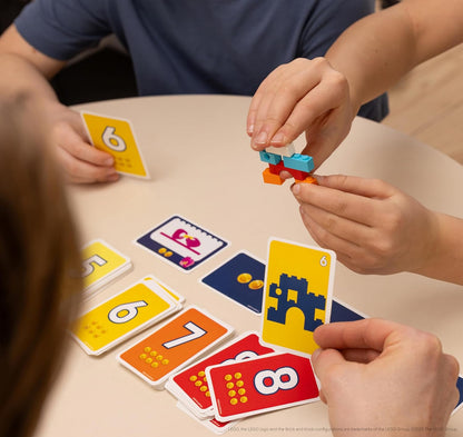 Asmodee Brick Like This! The Official LEGO Party Game - A fast, fun, building game for families, kids, teens, adults – Play in 15mins, with 2-8 Players, Ages 7+, English Version