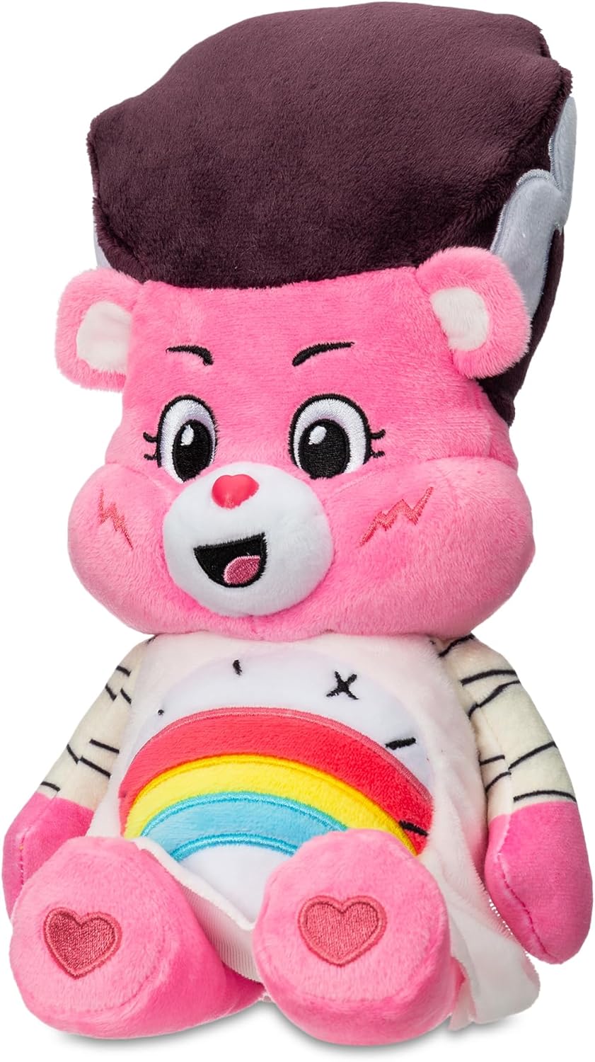 Care Bears Cheer As Bride of Frankenstein Universal Monsters 22cm Soft Plush Toy
