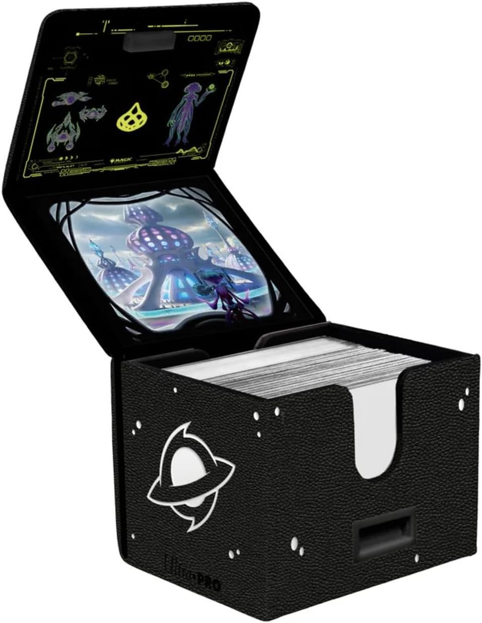 Ultra Pro - Edge of Eternities Alcove Edge Deck Box Blue Mythic for Magic: The Gathering