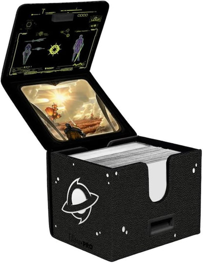 Ultra Pro - Edge of Eternities Alcove Edge Deck Box White Mythic for Magic: The Gathering