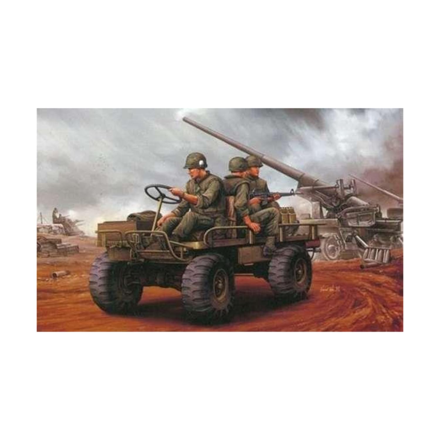 Dragon - 1/35 Mech.  Mule W/u.s. Marines Vietnam War (01/25) *