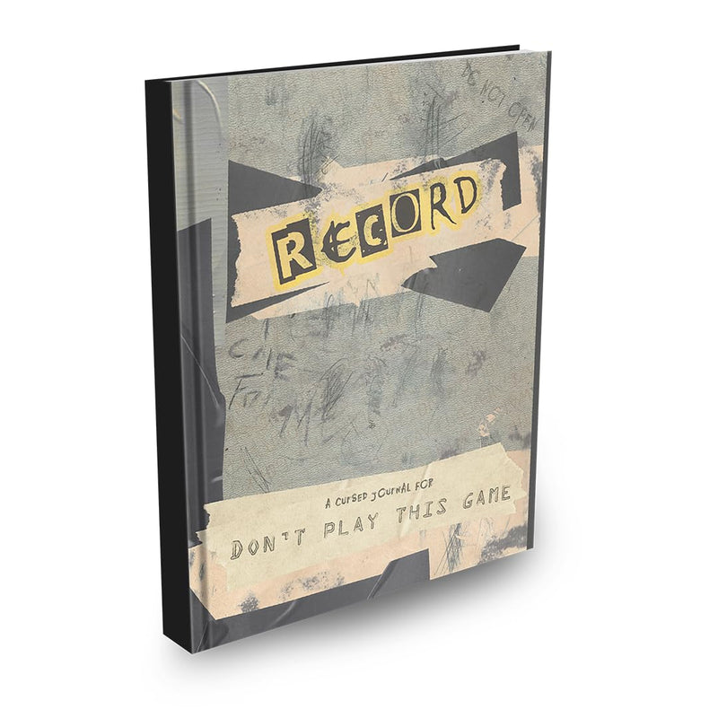 Don't Play This Game: Cursed Record Notebook (Hardback