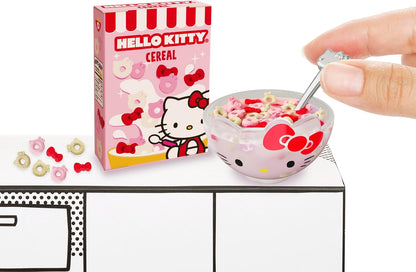 MGA's Miniverse Make It Mini Food Sanrio Hello Kitty - Mini Objets à Collectionner, Emballage Opaque Mystère, Jeu Résine DIY, Réplique de Nourriture À Partir de 8 Ans, Non Comestible