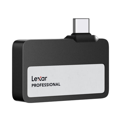 Lexar Professional Go Portable SSD 1TB, Ultra-Compact, Supports Apple ProRes, Up to 1050MB/s Read and 1000MB/s Write, USB 3.2 Gen 2, IP65 Dust and Water Resistant, for iPhone 15/16 Pro, Black