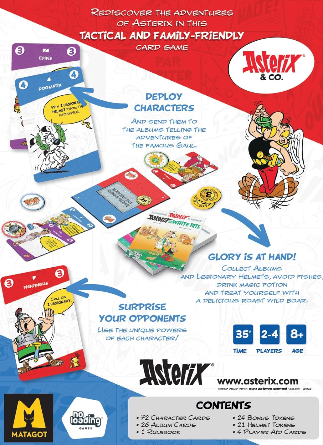 Asterix & Co Family Friendly Board Game