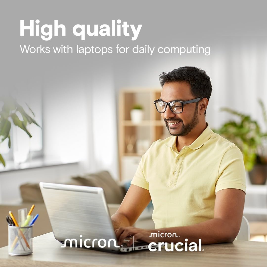 Crucial E100 2TB M.2 NVMe PCIe Gen4 Internal SSD, Up to 5,000MB/s, Laptop & Desktop Compatible - CT2000E100SSD8