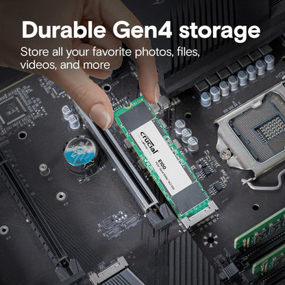 Crucial E100 2TB M.2 NVMe PCIe Gen4 Internal SSD, Up to 5,000MB/s, Laptop & Desktop Compatible - CT2000E100SSD8