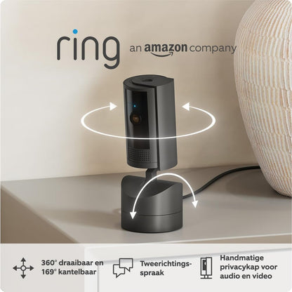 Ring - Pan-Tilt Indoor Cam, Black