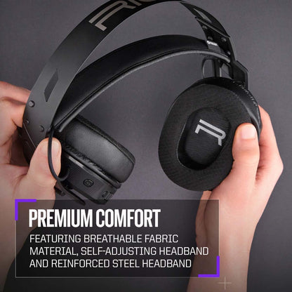 Gaming-headset en Bluetooth-basisstation, 2,4 GHz verbinding, 60 uur, officiële Playstation 5, compatibel met pc RIG900