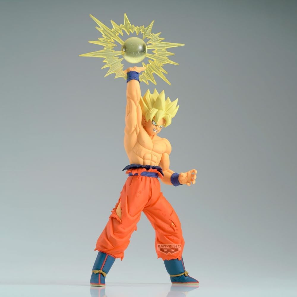 Goku Super Saiyan Statue With Energy Ball 17Cm