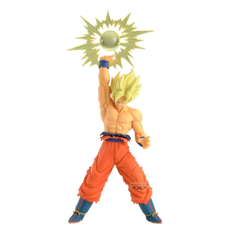 Goku Super Saiyan Statue With Energy Ball 17Cm