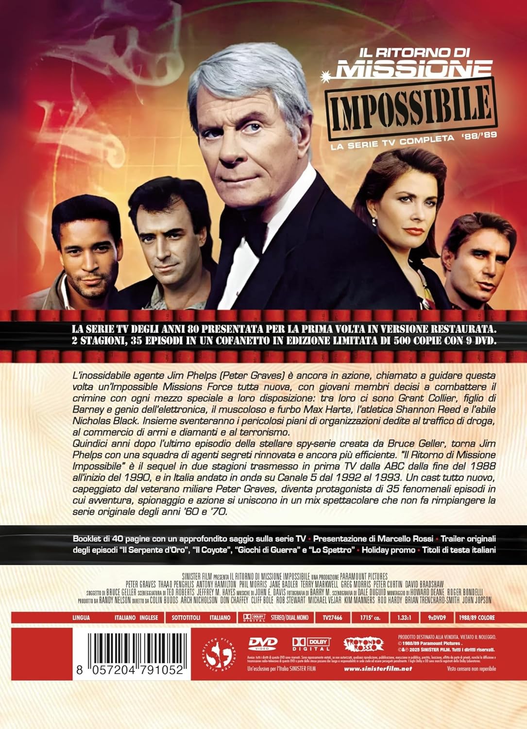 Il Ritorno Di Missione Impossibile (9 Dvd) - La Serie Tv Completa Degli Anni 80