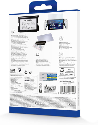 Nacon Officiële Force Glass Schermprotector voor PlayStation Portal in gehard glas