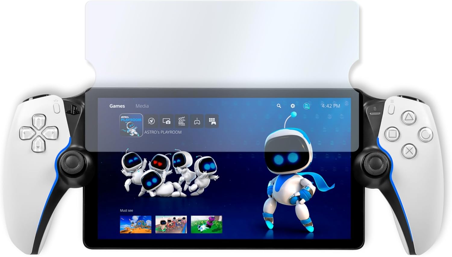 Nacon Officiële Force Glass Schermprotector voor PlayStation Portal in gehard glas