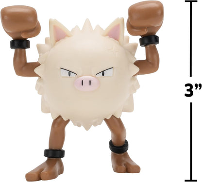 Pokémon PKW4088 - Battle Figure Set - Bähmon, Plinfa, Rasaff, offizielles Figuren Set