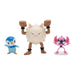 Pokémon PKW4088 - Battle Figure Set - Bähmon, Plinfa, Rasaff, offizielles Figuren Set