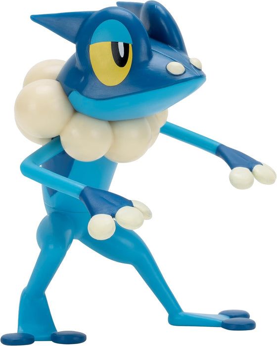 Pokémon Pack de 3 Figurines de Combat Comprend Les Figurines de Combat Chartor et Coupenotte de 5 cm et Croâporal de 7,5 cm