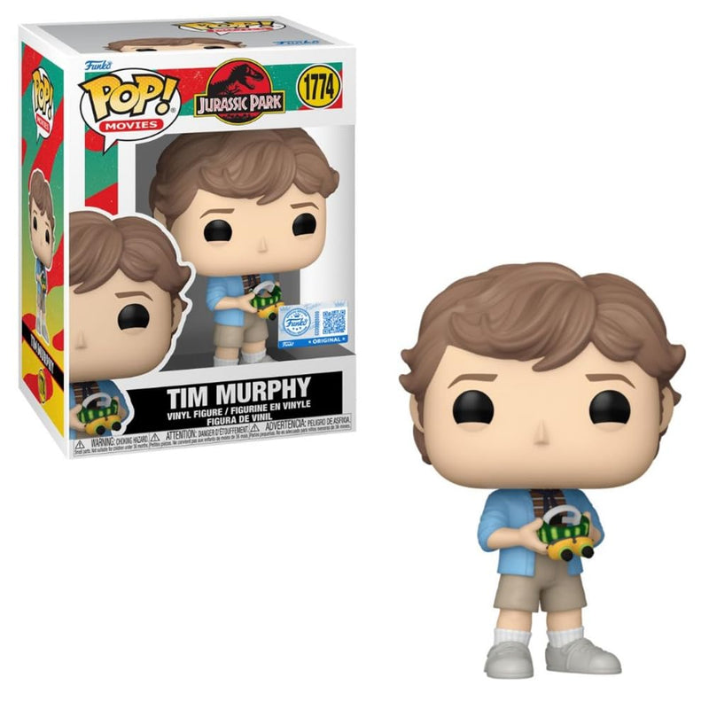 Jurassic Park Pop! Movies Vinyl Figure Tim Murphy With Goggles *Exclusive Version* 9 Cm