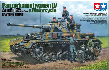 Tamiya 25209 1:35 DT. PzKpfw.IV Ausf.G m. Krad Ost F. - Model making kit, Plastic kit, Assembly kit, Tank kit