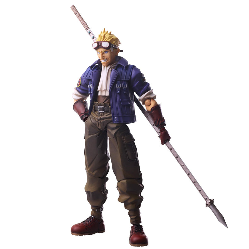Final Fantasy VII Bling Arts (Sid Highwind) - Action figure preverniciata in PVC
