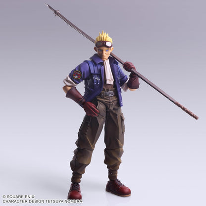 Final Fantasy VII Bling Arts (Sid Highwind) - Action figure preverniciata in PVC