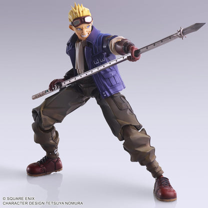 Final Fantasy VII Bling Arts (Sid Highwind) - Action figure preverniciata in PVC
