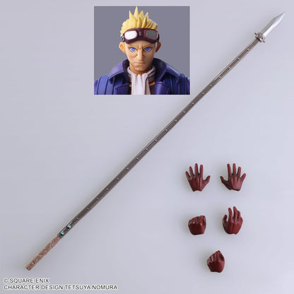 Final Fantasy VII Bling Arts (Sid Highwind) - Action figure preverniciata in PVC