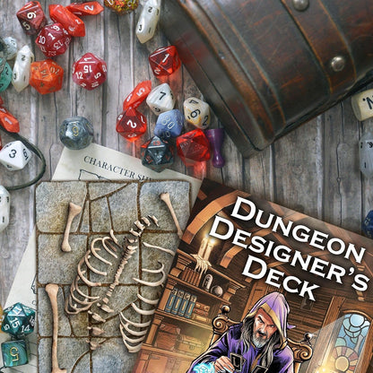Loke, Dungeon Designers Deck Deal Your Own Dungeon - for Ages 14 and Up