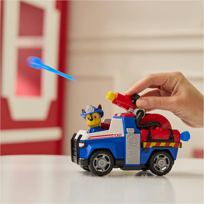 Paw Patrol Fire Rescue: Chase Rescue Fire Cruiser with Action Figure, Projectile Launcher, and Toy Truck, Kids Toys for Boys and Girls Ages 3 and Up
